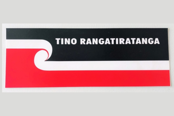 Tino Rangatiratanga Maori Flag - car bumper sticker